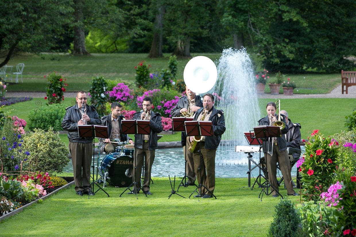 La Dixie-Band de la Musique militaire.