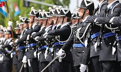 Nationalfeiertag 2019. Prises d'Armes, Militärparade, Boulevard JF Kennedy, Militär, Armee, Foto: Guy Wolff/Luxemburger Wort