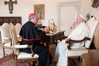 Kardinal Hollerich und Papst Franziskus