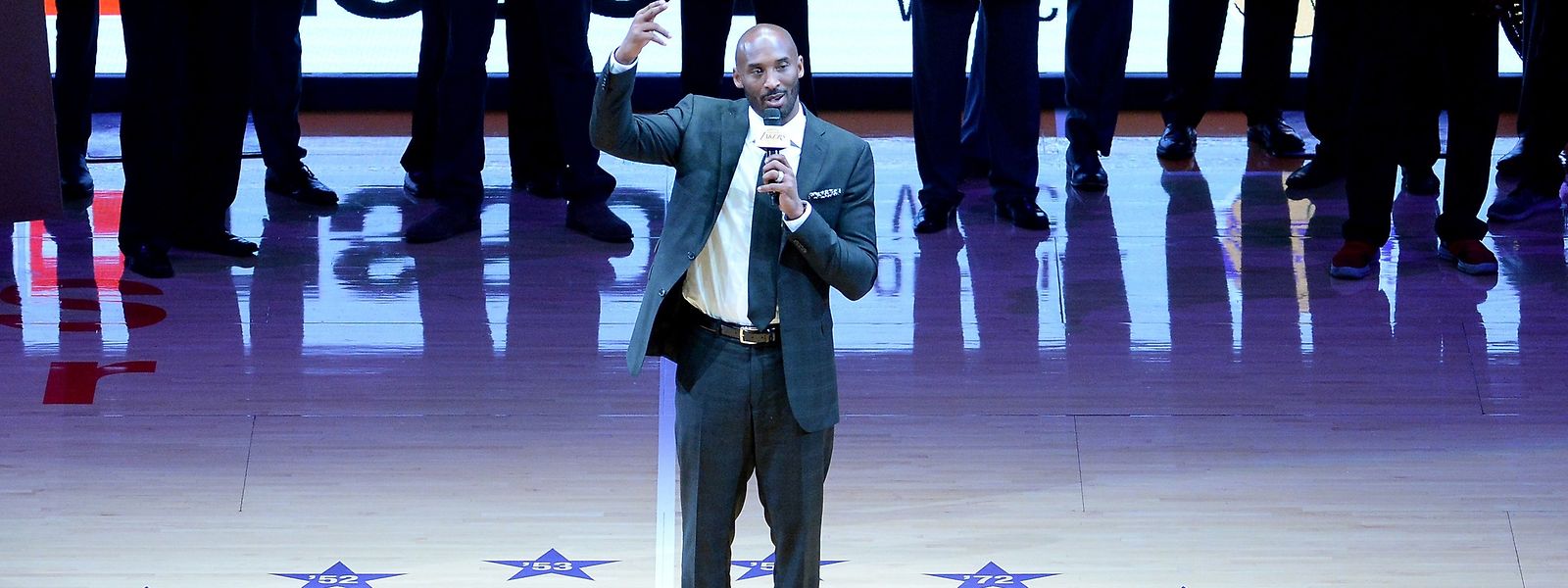 Kobe Bryant wurde für seine Verdienste geehrt.
