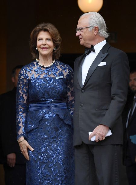 Aufnahme aus dem Jahr 2017: König Carl Gustaf von Schweden und Königin Silvia von Schweden.