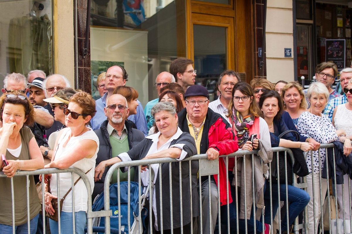 Die feierliche Wachablösung am Mittwochnachmittag.