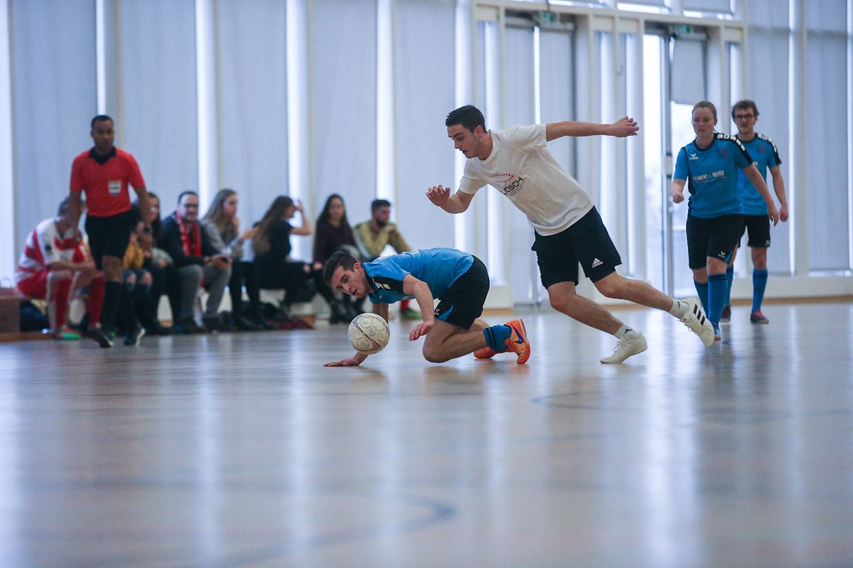 Kämpfen um jeden Ballbesitz.