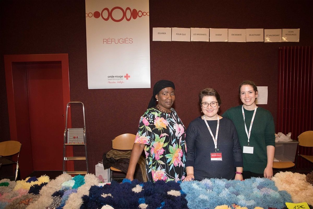 Der "Bazar" des Roten Kreuzes.