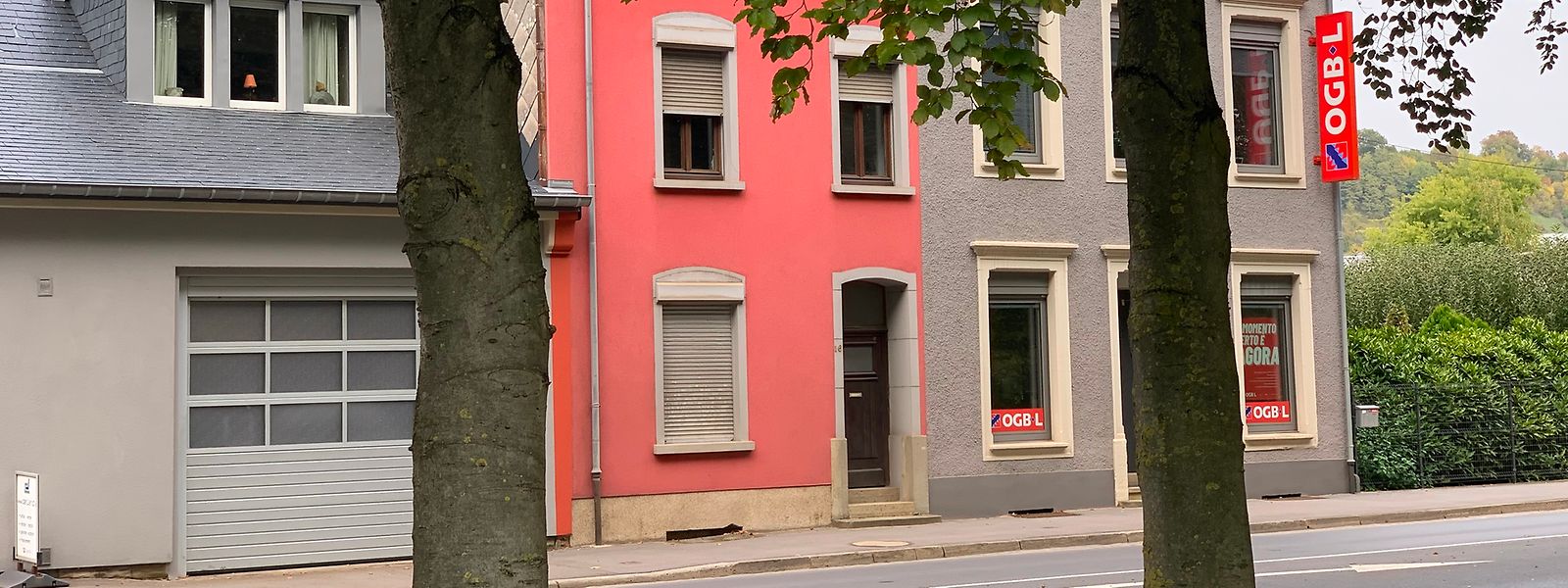 A casa onde Diana vivia com o alegado marido, em Diekirch, desde julho. 