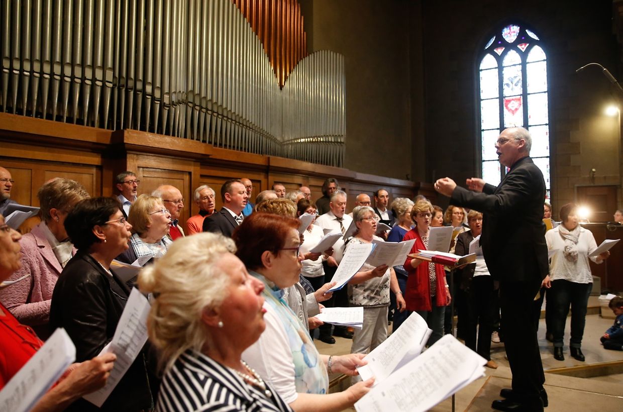 Messe für die neue Pfarrei "Regioun Iechternach Saint-Willibrord"
