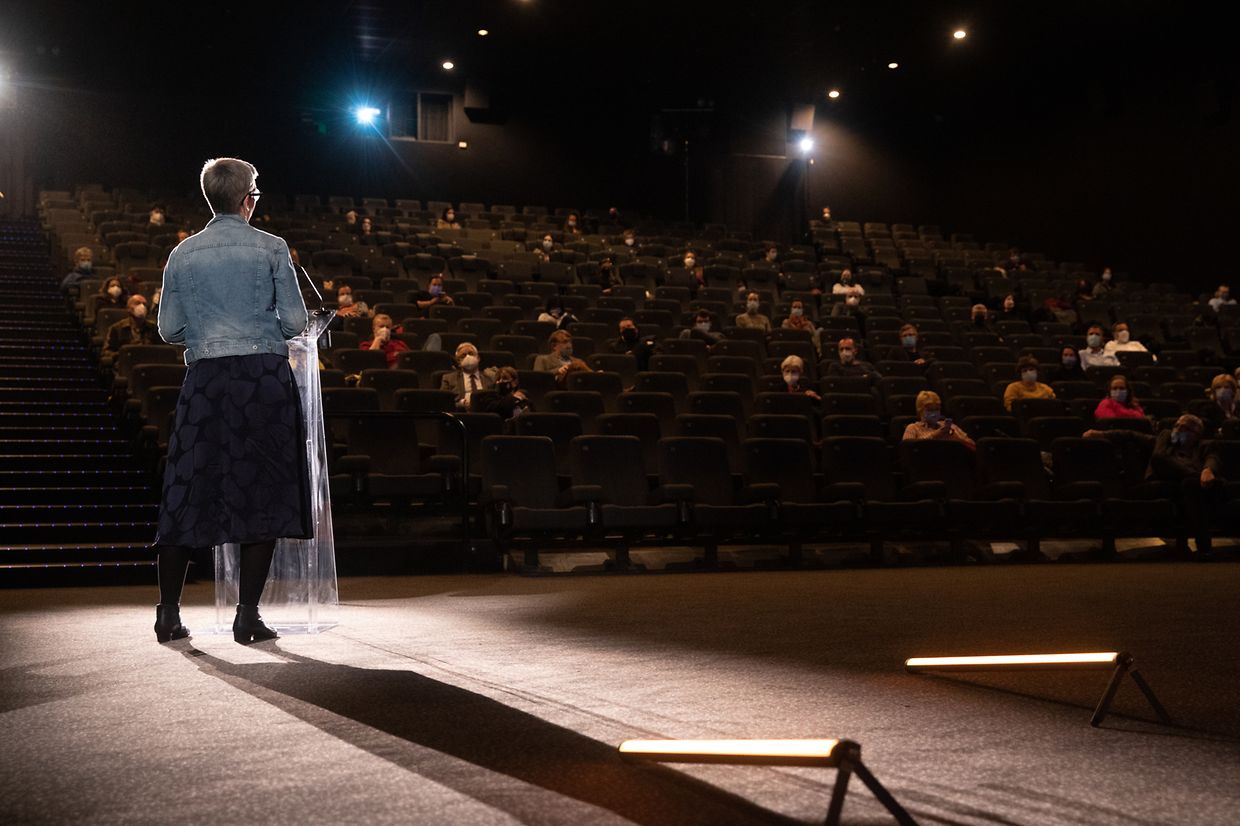 Kulturministerin Sam Tanson und ...