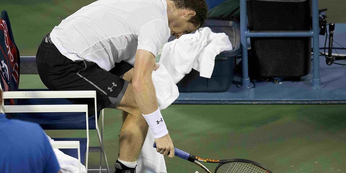 Die Wut und Enttäuschung waren Andy Murray deutlich anzusehen.