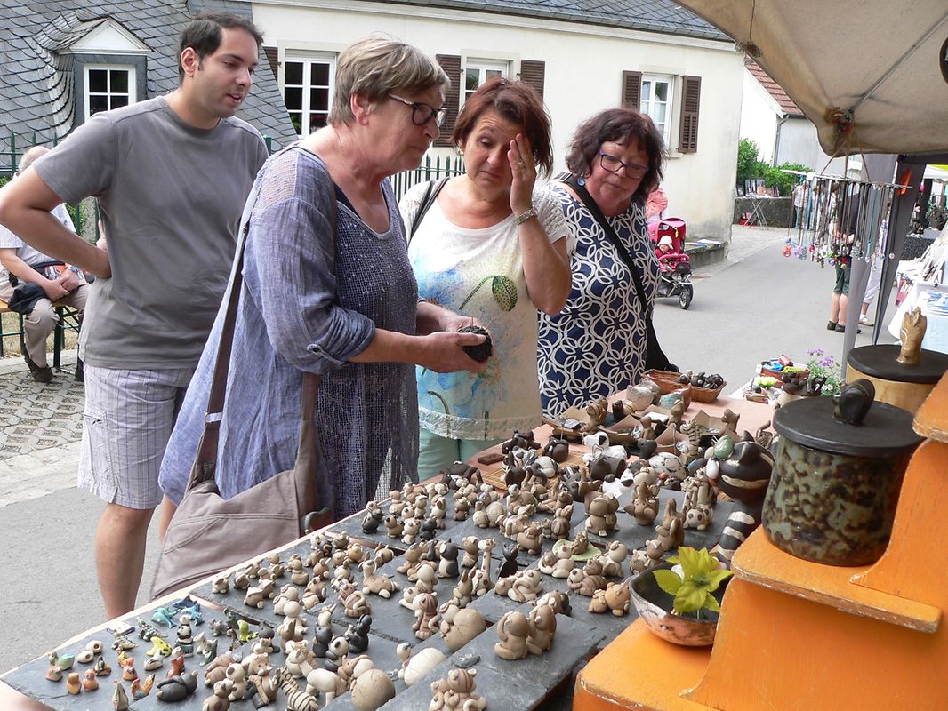 Kunst bewundern, anfassen, ausprobieren und erwerben: Im Kiischpelt waren der Fantasie an Nationalfeiertag erneut keine Grenzen gesetzt.