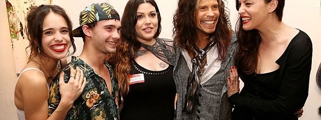 Steven Tyler, dos Aerosmith, foi novamente avô