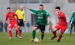 Dylan Lempereur (Differdingen - 21) - Mohamed Nabli (Mondorf - 30) / Fussball BGL Ligue Luxemburg, 17. Spieltag Saison 2020-2021 / 21.03.2021 / FC Differdingen 03 - US Mondorf / Stade de la Ville de Differdange / Foto: Yann Hellers