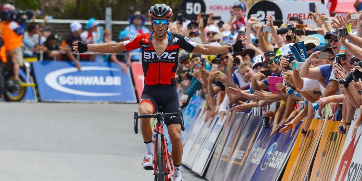 Richie Porte dans son jardin, le coureur australien s'est imposé pour la cinquième fois au sommet de Willunga Hill. 