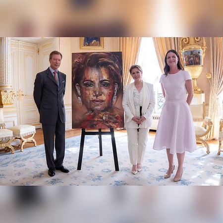 «La Grande-Duchesse et le Grand-Duc sont des personnes très avenantes et très simples», confie l'artiste.