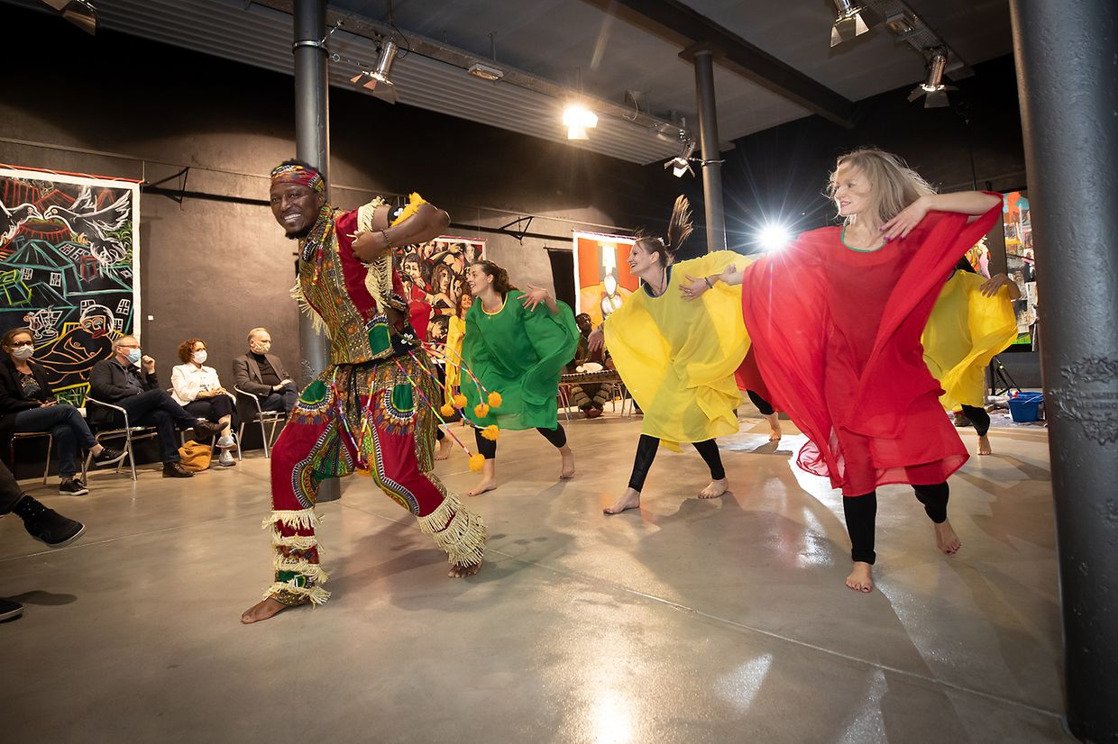 Action Painting Marco Weiten - espace H2O - Differdange -  - 24/09/2020 - photo: claude piscitelli