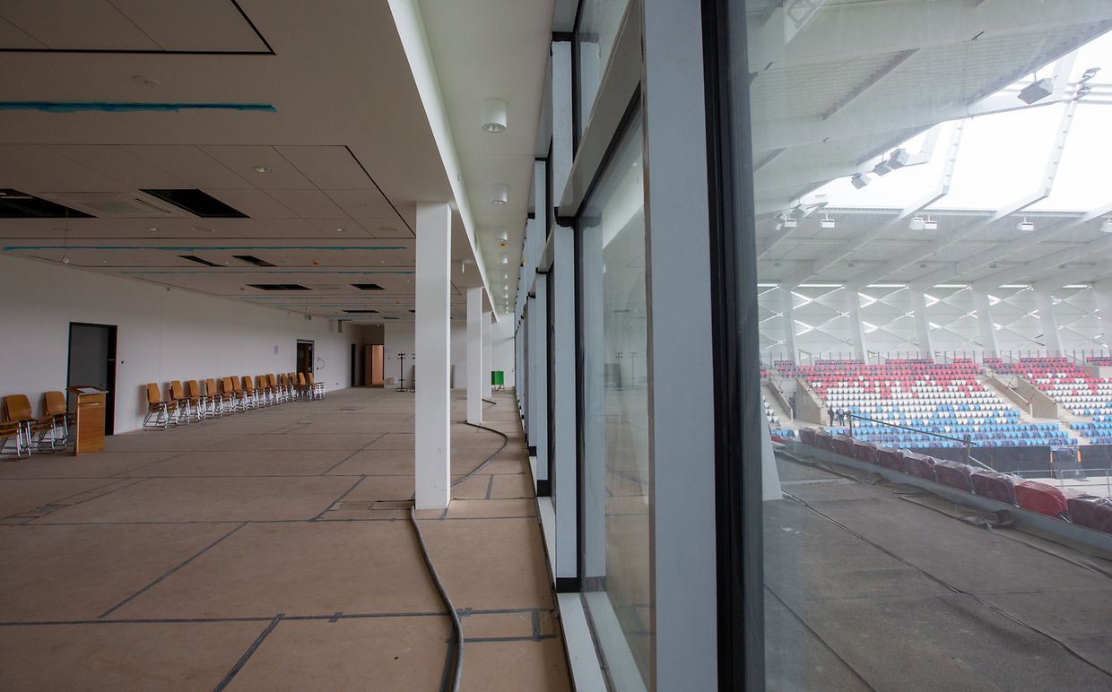 Dans les coulisses du Stade de Luxembourg.