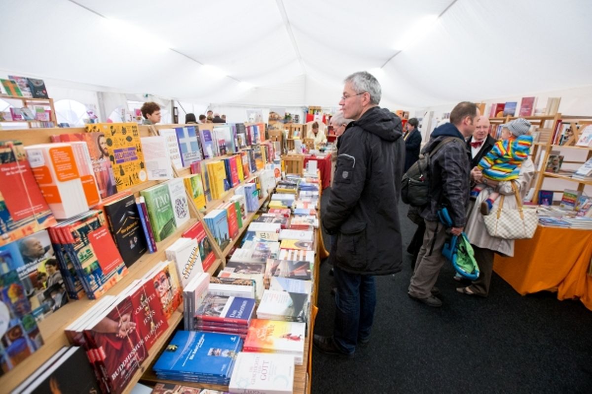 Tradition hat das "Bicherzelt" am Rande der Oktave.