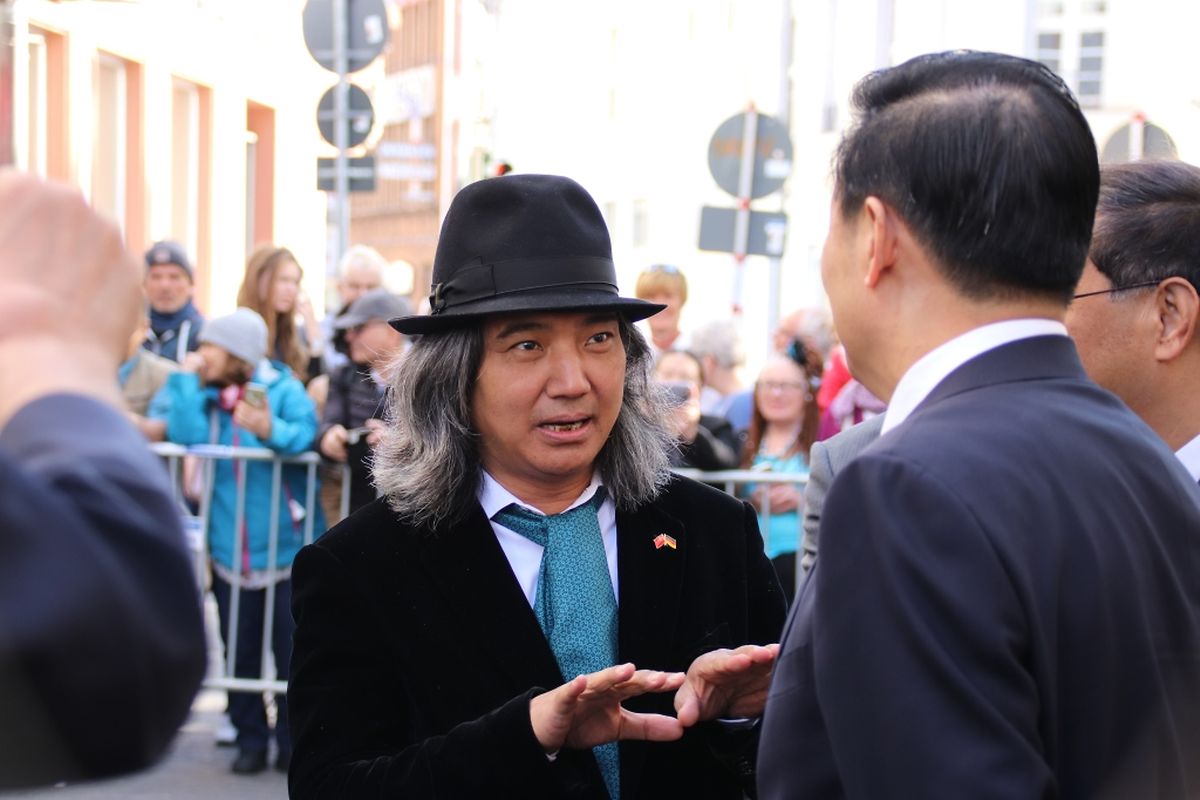 Wu Weishan ist ein chinesischer Künstler und der Gestalter der Karl-Marx-Statue.