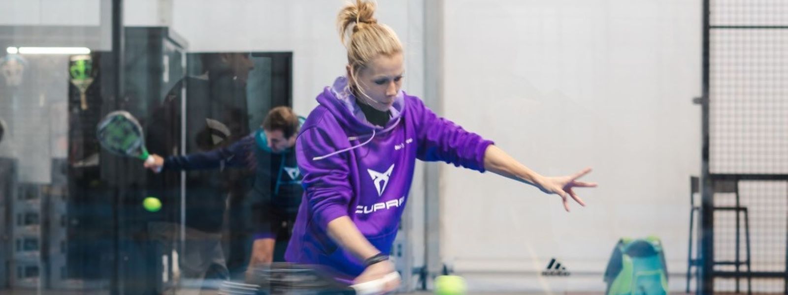 Après le tennis, Céline François s'est convertie au padel depuis trois ans. 