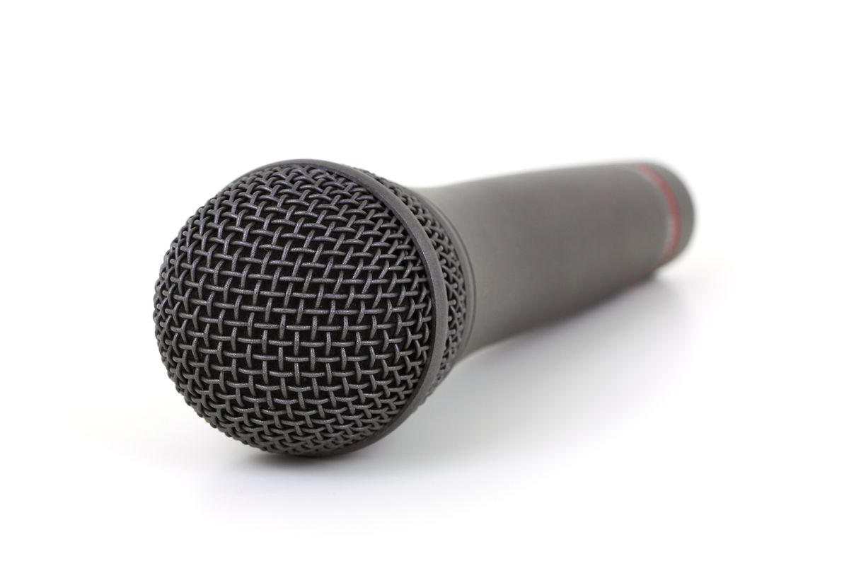 Objeto de hoje: microfone.
