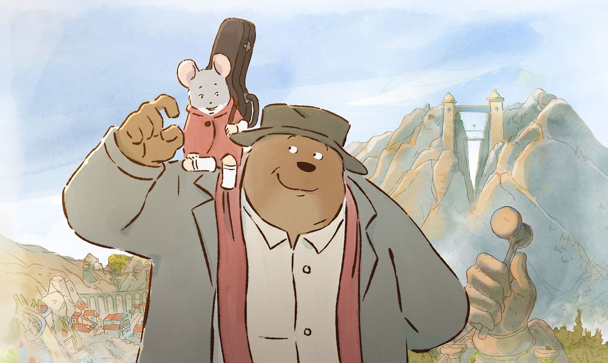 Le film d'animation "Ernest & Célestine : le voyage en Charabie", réalisé en collaboration avec Mélusine Productions, faisait partie des candidats aux César 2023.
