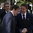 Passos Coelho, Xavier Bettel e Félix Braz, em Portugal, em Março deste ano.