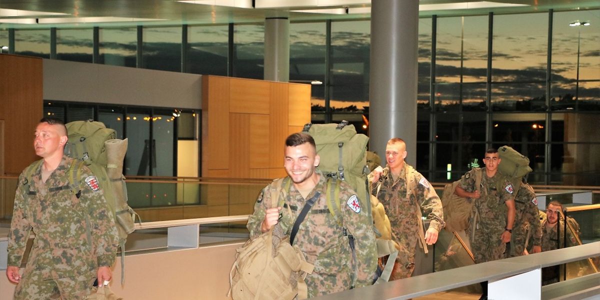 Les 23 soldats sont arrivés au Luxembourg peu avant 22 heures.