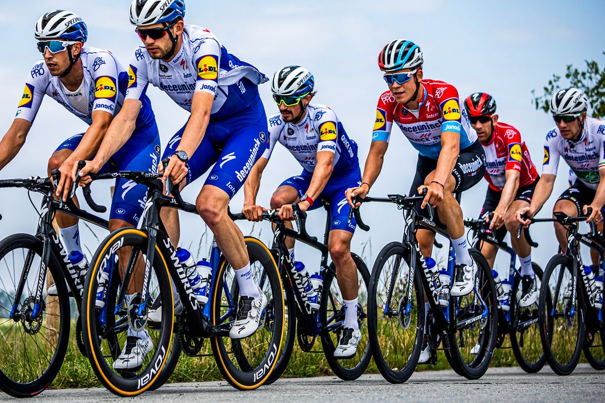 Bob Jungels et ses coéquipiers de l'équipe Deceuninck-Quick Step se sont retrouvés durant trois jours en Flandre il y a deux semaines