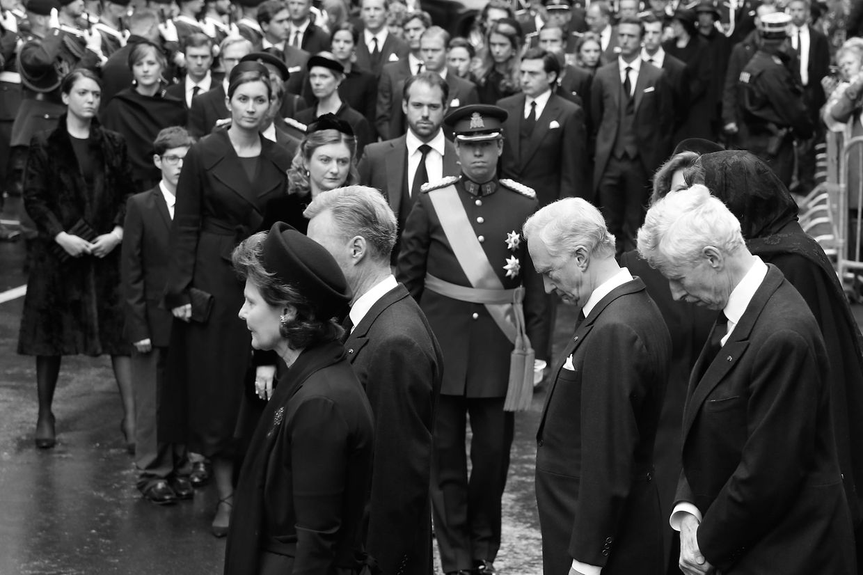 Lokales, Online, Kathedrale, Staatsbegräbnis Großherzog Jean, funérailles Grand-Duc Jean, Eingang Kathedrale,