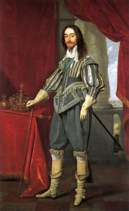 Charles I. im Porträt von Daniel Mytens (1631)