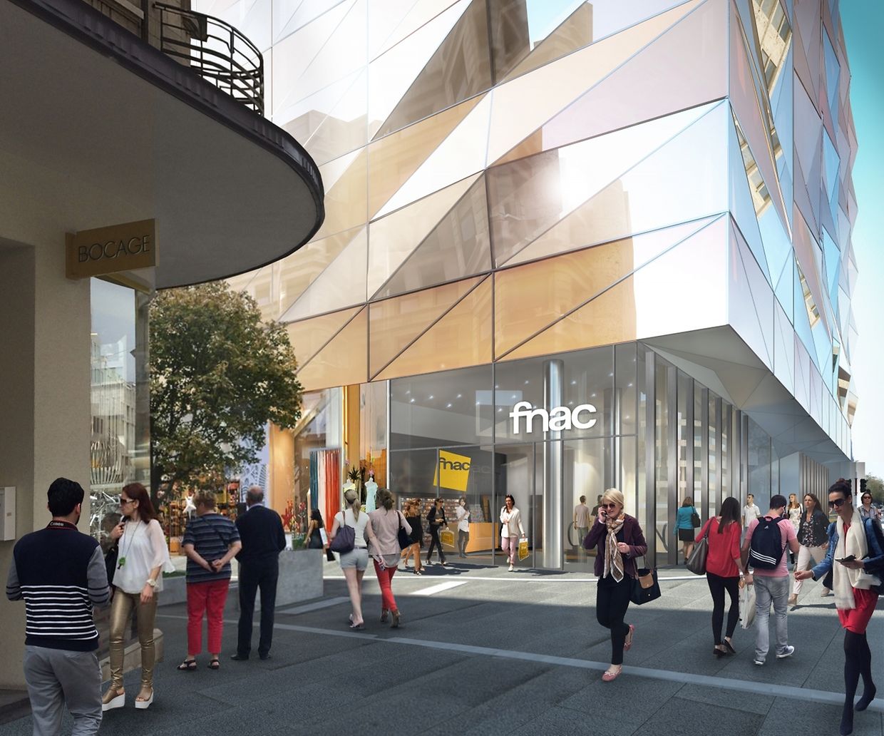Première enseigne à avoir confirmé sa venue, la Fnac sera aussi la première boutique à ouvrir.