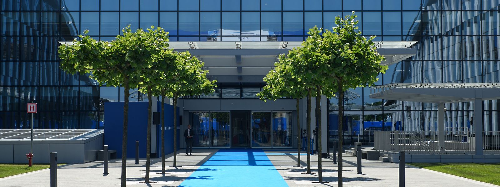 Das neue Nato-Hauptquartier in Brüssel.