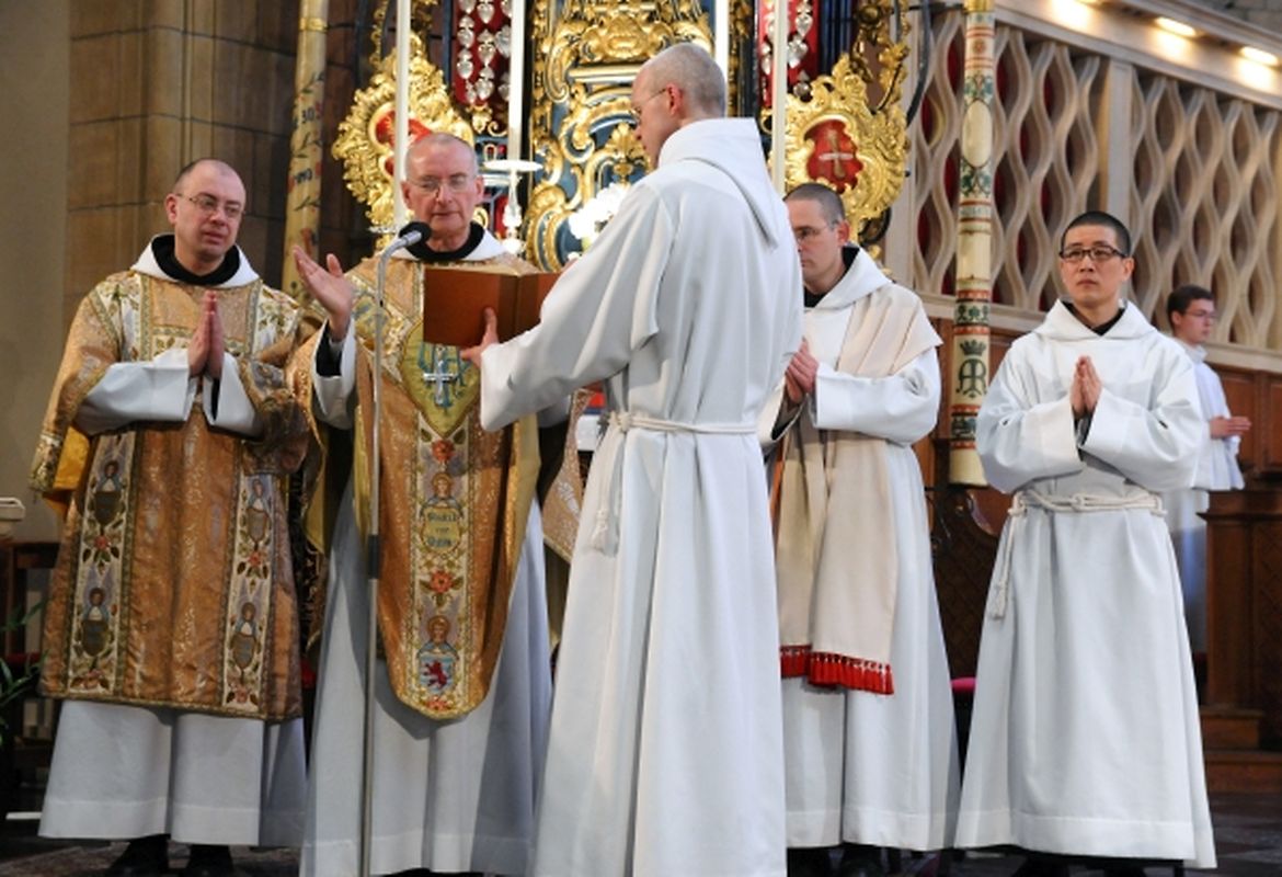  Messe für die Benediktiner der Abtei Clerf. 