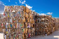 Papierabfälle in einer Recyclinganlage. Mit der Strategie zur Kreislaufwirtschaft soll die luxemburgische Wirtschaft nachhaltiger und klimaneutral umgebaut werden.