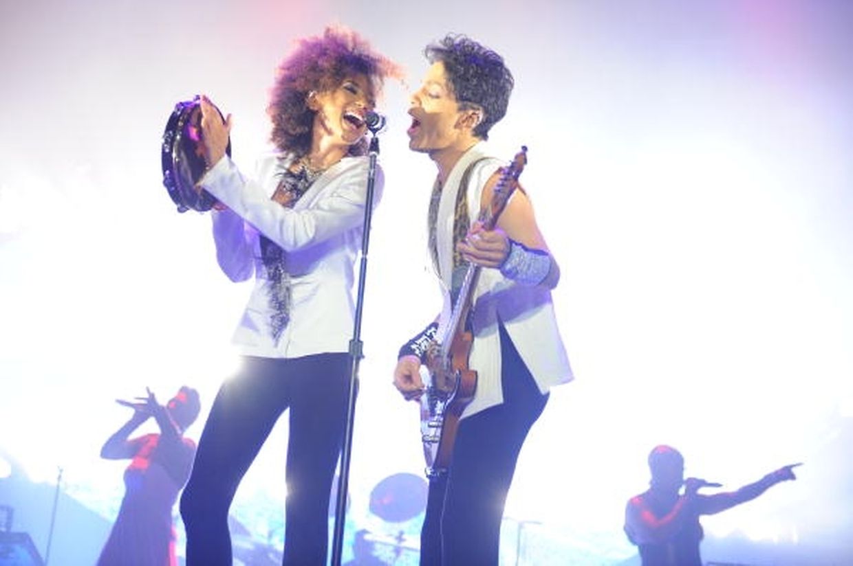 Prince en 2011 lors du concert donné à la Rockhal