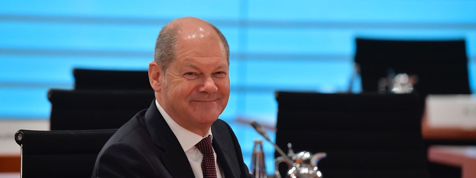 Der deutsche Finanzminister und Vizekanzler Olaf Scholz will Kanzler werden.