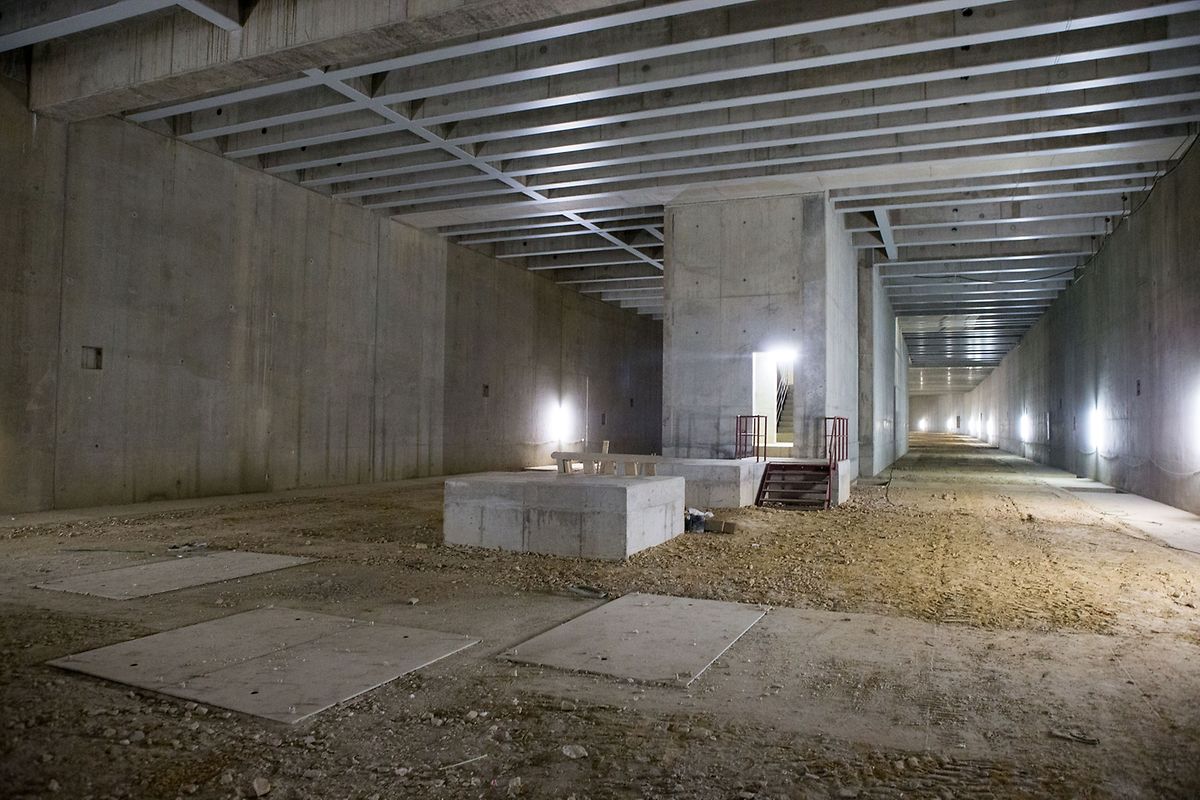 Ein Besuch im unterirdischen Bahnhof Findel.