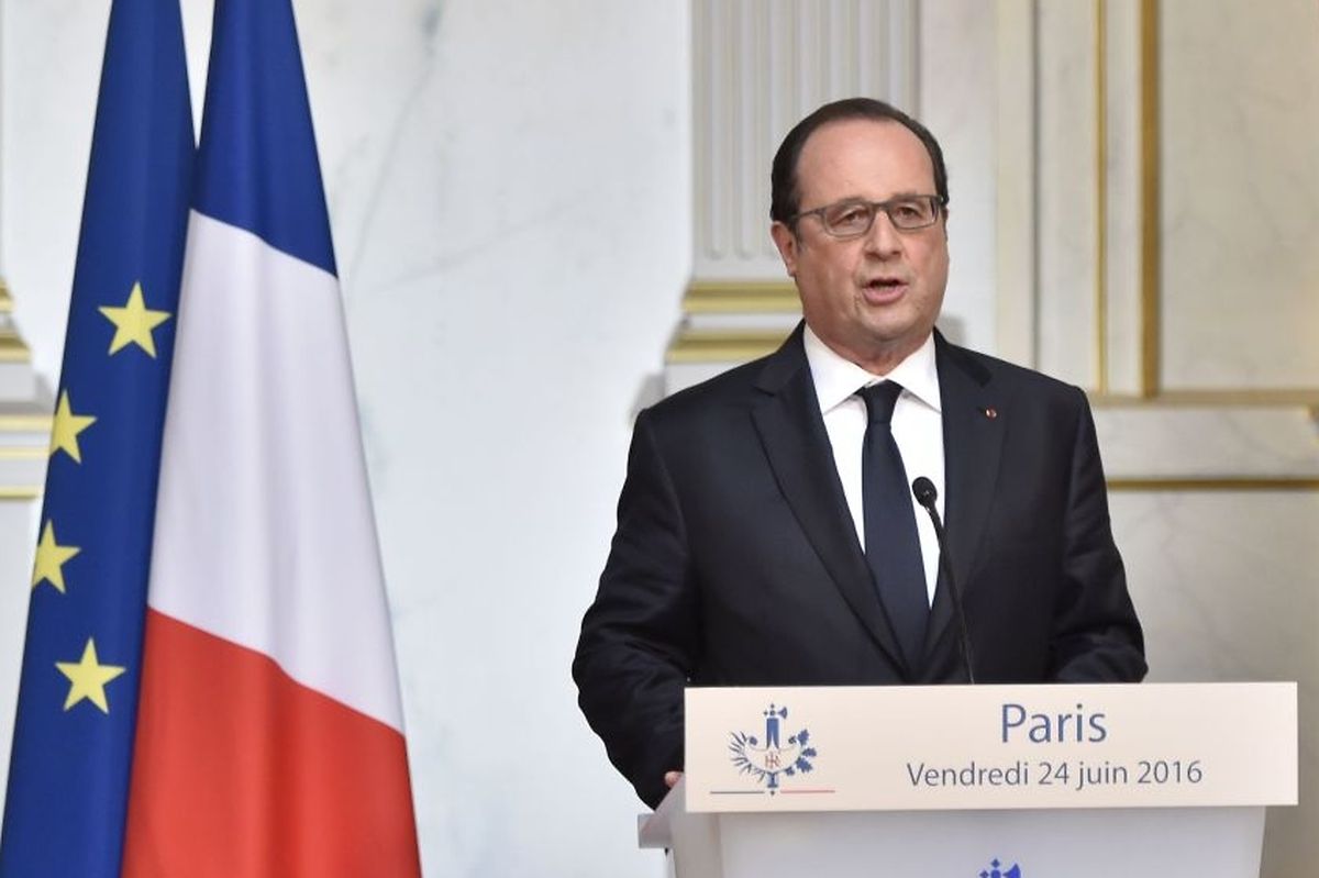 Francois Hollande spricht von einem "schweren Test für Europa".