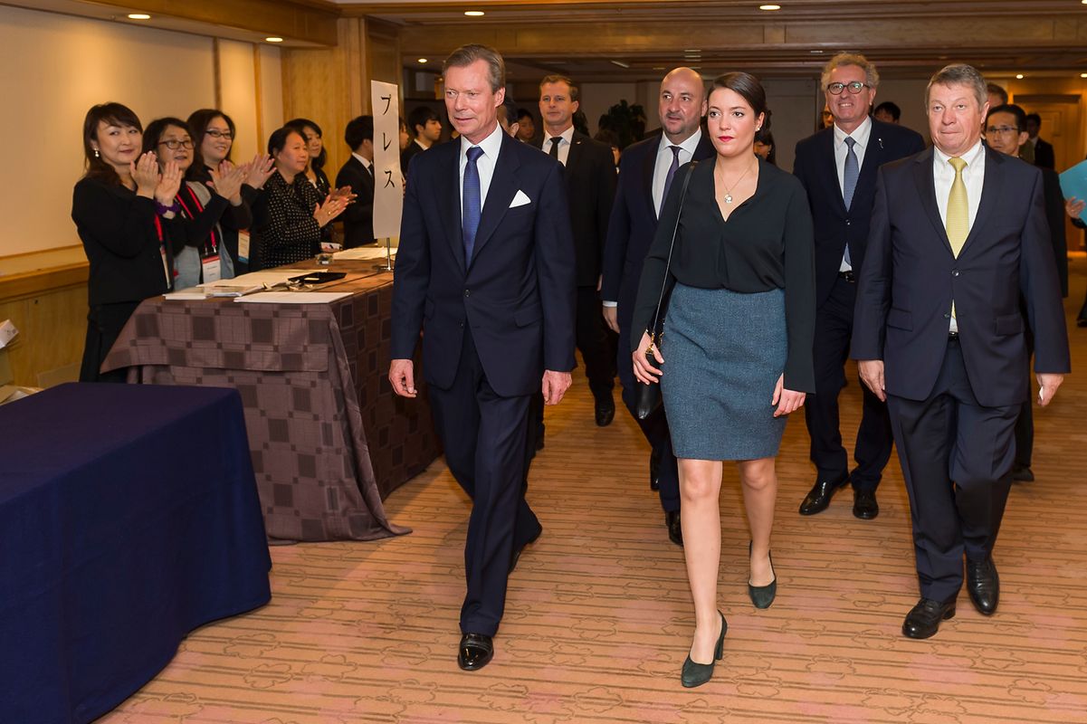 Die Luxemburger Delegation beim Business Forum in Tokio. 