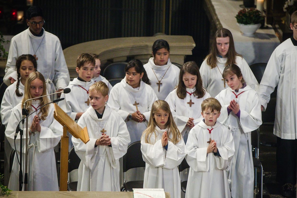 Messe für die neuen Pfarreien “Mamerdall Saint-Christophe“ + “ Bartreng–Stroossen Saint-Jean XXIII“.