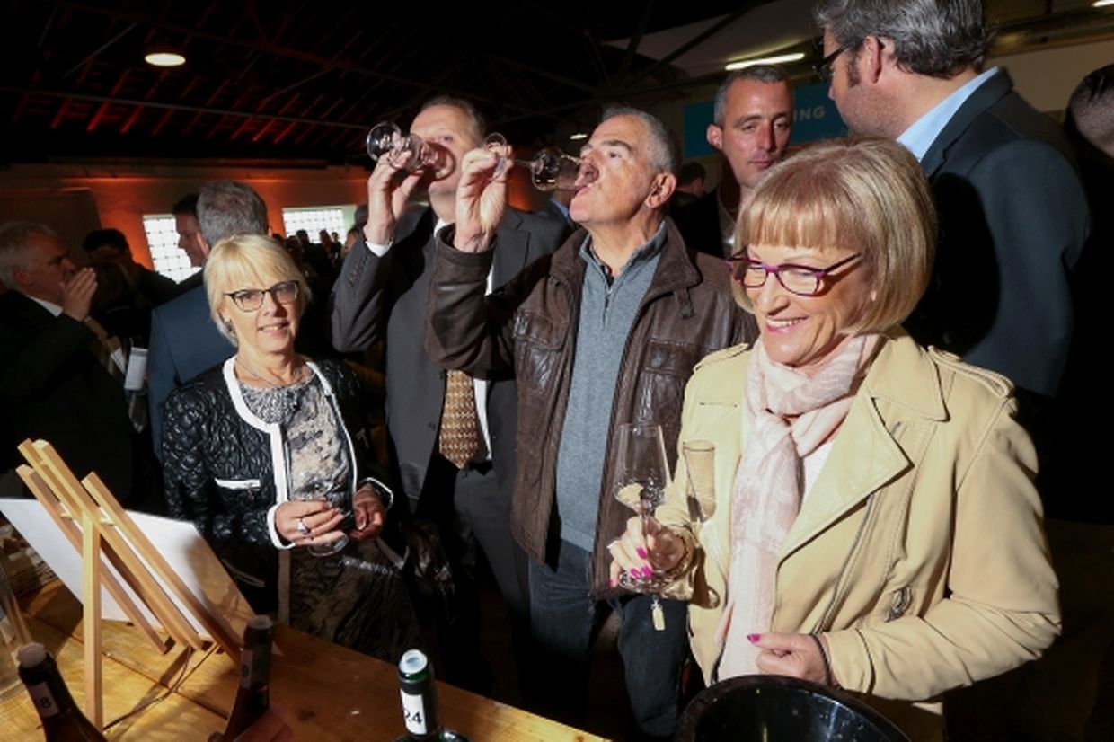 Proufdag in den "Caves du Sud" bei den Domaines Vinsmoselle in Remerschen. 
