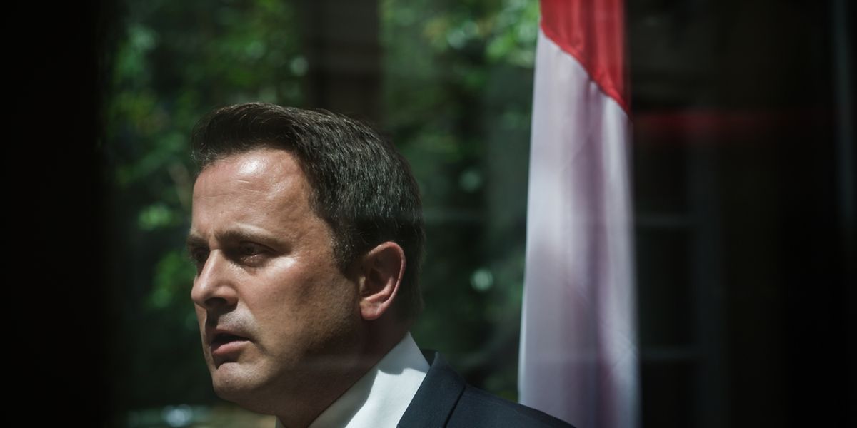 O Primenro-Ministro do Luxemburgo, Xavier Bettel