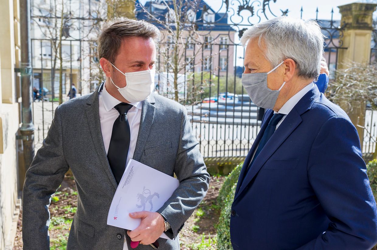Premierminister Xavier Bettel traf sich am Montagmorgen mit EU-Justizkommissar Didier Reynders.