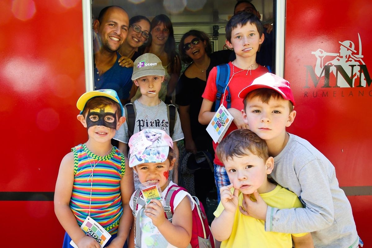 Sonnenschein und angenehme Temperaturen bildeten den Rahmen des Kids Day 2016.