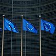 European Union flags flutter outside the EU Commission headquarters in Brussels, Belgium June 14, 2017. REUTERS/Francois Lenoir