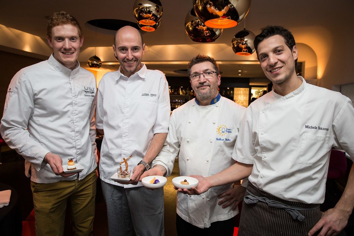 (de g. à dr.) Thomas Murer, Julien Elles, Gilbert Welter et Michele Tenzone.