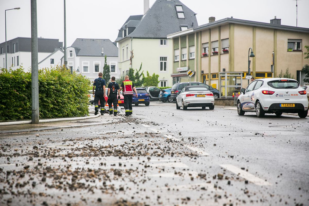 Überschwemmungen im Raum Roeser/Liwingen