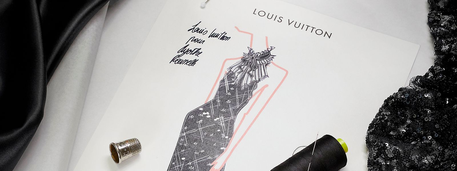 Vor der César-Verleihung geht es in den Haute-Couture-Ateliers hoch her - so auch bei Louis Vuitton.