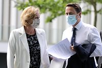 Poliotik, Conseil de gouvernement Briefing presse, Xavier Bettel une Paulette Lenert: Nouvelles mesures de déconfinement Briefing. Corona Virus, Covid-19, Foto: Chris Karaba/Luxemburger Wort