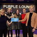 Remise chèque giving tuesday sos villages d'enfants luxembourg purple lounge - Mondorf-Les-Bains - CASINO 2000 - 26/01/2023 - 