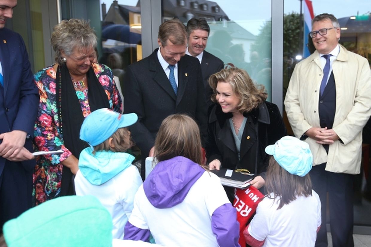 Das großherzogliche Paar in Bad Mondorf.